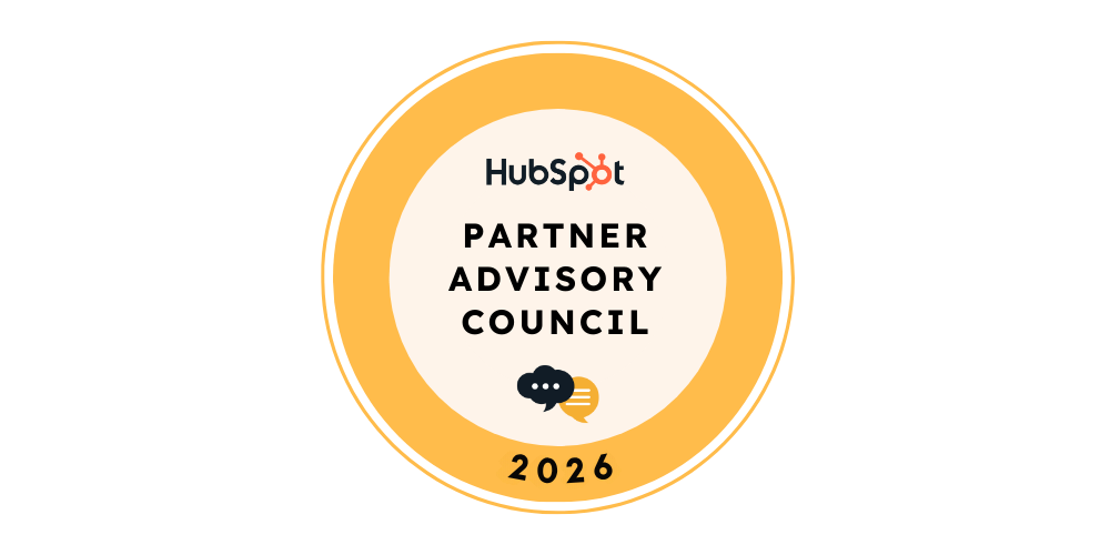 HubSpot Partner Advisory Council 2026 badge