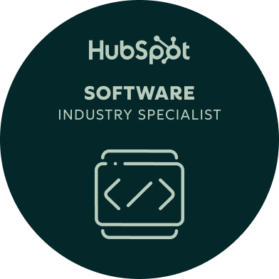 HubSpot Software Industry Specialist badge